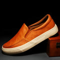 Alarico Handcrafted Leather Slip-Ons
